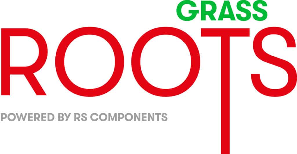 GR logo with RS Components